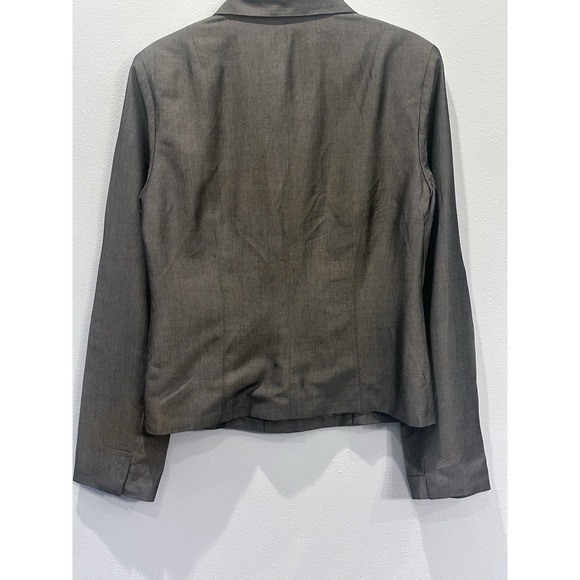 Ann Taylor Loft Women's Iridescent Jacket Size 8 Lined Long Sleeve Jacket Preppy - Picture 2 of 12